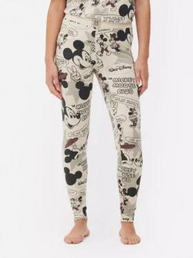 Retro strip-pyjama-legging met Mickey Mouse van Disney