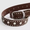 Riem met gesp met studs