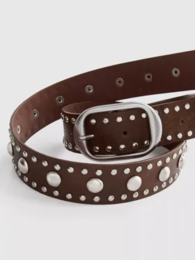 Riem met gesp met studs