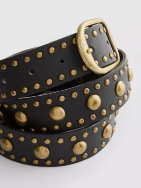 Riem met gesp met studs