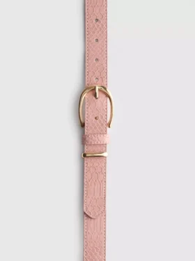 Riem van imitatieleer met structuur