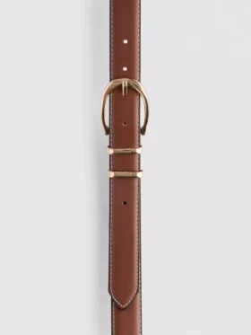 Riem van imitatieleer met structuur
