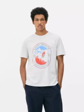 Saint Moritz T-shirt met korte mouwen