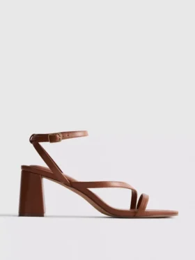 Sandalen met blokhak in brede pasvorm