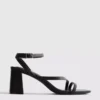 Sandalen met blokhak in brede pasvorm