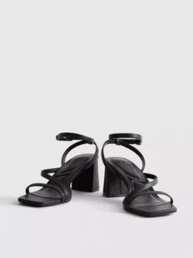 Sandalen met blokhak in brede pasvorm