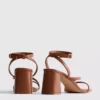 Sandalen met blokhak in brede pasvorm
