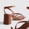 Sandalen met blokhak in brede pasvorm