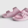 Sandalen met dikke banden en dubbele gesp