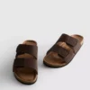 Sandalen met dubbele band