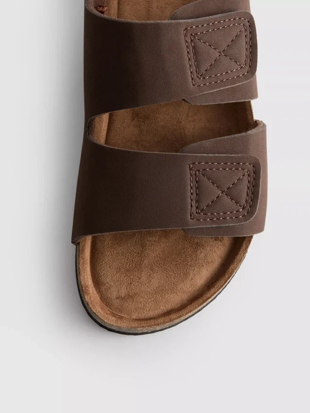 Sandalen met dubbele band