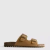 Sandalen met dubbele gesp