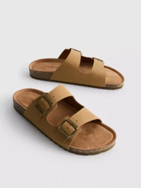 Sandalen met dubbele gesp