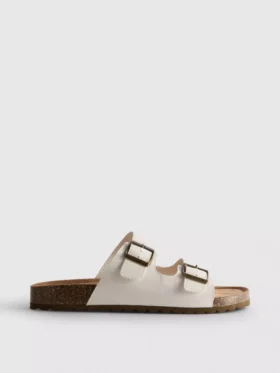 Sandalen met dubbele gespbandjes