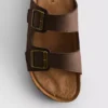 Sandalen met dubbele gespbandjes
