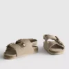 Sandalen met dubbele gespbandjes