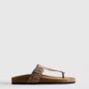 Sandalen met T-band en studs