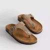 Sandalen met T-band en studs