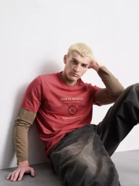 Santa Monica T-shirt met korte mouwen