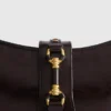 Schoudertas met metalen details
