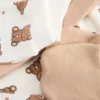 Set van 2 stuks met teddybeermuts en wanten voor pasgeborenen