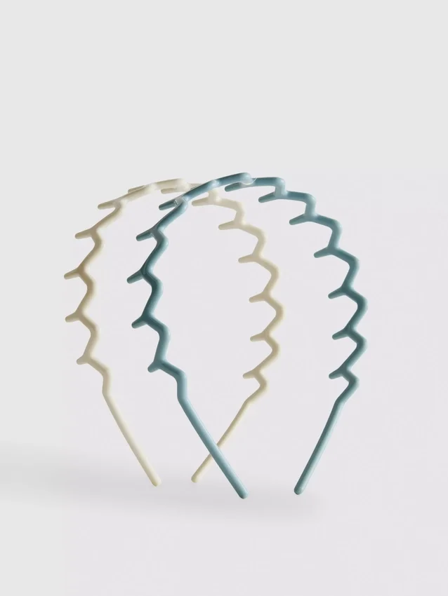 Set van 2 zigzag-haarbanden