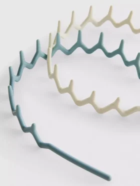 Set van 2 zigzag-haarbanden