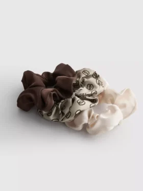 Set van 3 diverse scrunchies