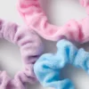 Set van 3 scrunchies van badstof