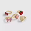 Set van 5 bedelringen