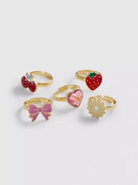Set van 5 bedelringen