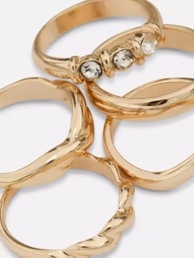 Set van 5 ringen in diverse ontwerpen
