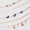 Set van 6 choker-kettingen met zeeleven-motief