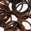 Set van 60 dikke elastische haarbandjes
