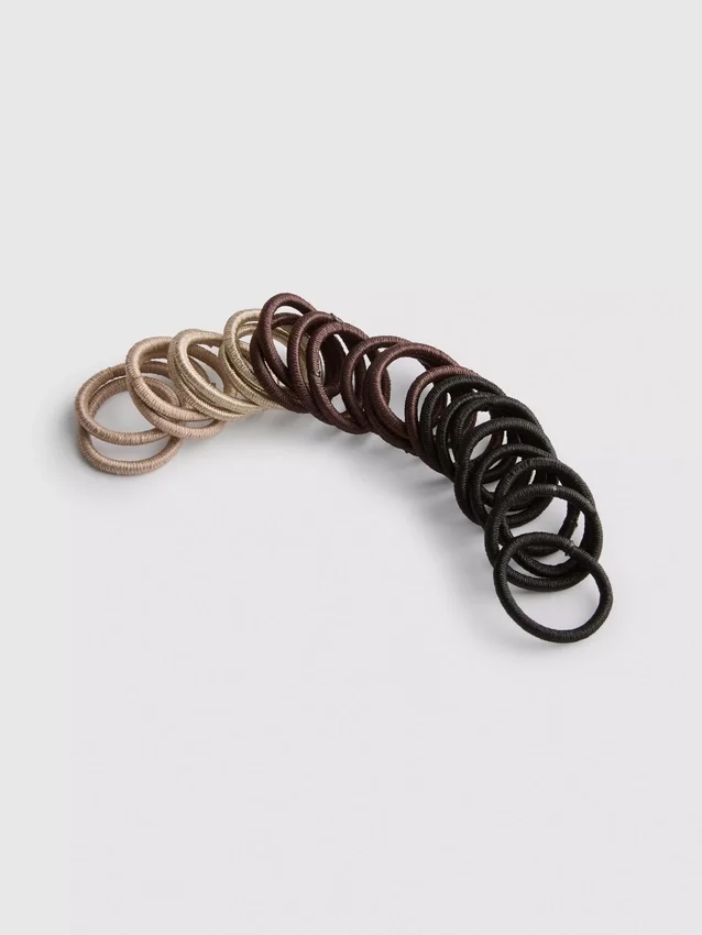 Set van 60 mini-haarbandjes