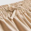 Shorts met elastische tailleband van katoenmix