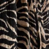 Shorts met print en gekreukelde textuur