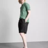Shorts met textuur en trekkoord