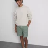 Shorts met textuur en trekkoord