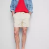 Shorts met textuur en trekkoord