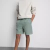 Shorts met textuur en trekkoord