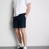 Shorts met textuur en trekkoord