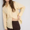Shorts met textuur en trekkoord