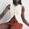 Shorts met textuur en trekkoord