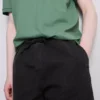 Shorts met textuur en trekkoord
