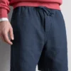 Shorts met textuur en trekkoord