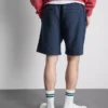 Shorts met textuur en trekkoord