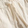 Shorts met textuur en trekkoord