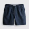Shorts met textuur en trekkoord
