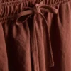 Shorts met textuur en trekkoord